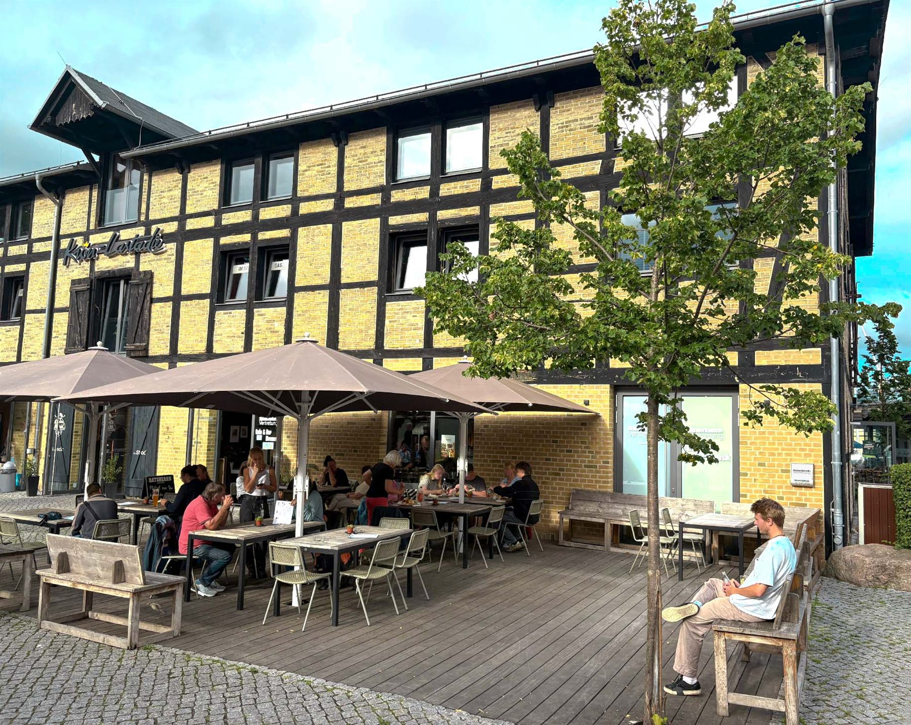 Historisches Tor der Kronlasterie am Fischmarkt 13, Stralsund